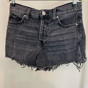 Hudson Jeans Lori high rise denim shorts - Sz 27 Washed Stone
